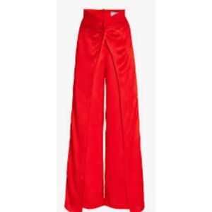 SILVIA TCHERASSI Rowan Pant In Red NWT Size Medium